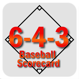 6-4-3 Baseball Scorecard