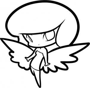 Fantasy - How to Draw an Angel for Kids