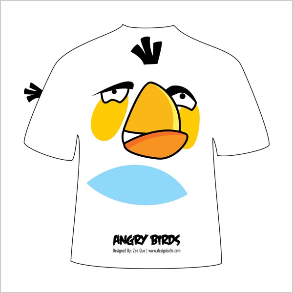 Free Vector Angry Birds T-Shirt Designs In (.ai, .eps, .cdr ...