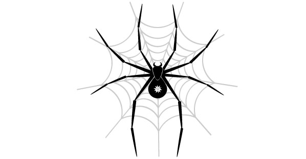 Spider web free Vector Art