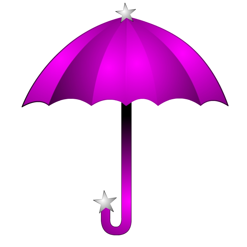 Pink And Purple Umbrella Clipart - ClipArt Best