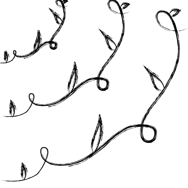 Repeating Patterns- Brick, Vines and Squiggly Lines on Behance