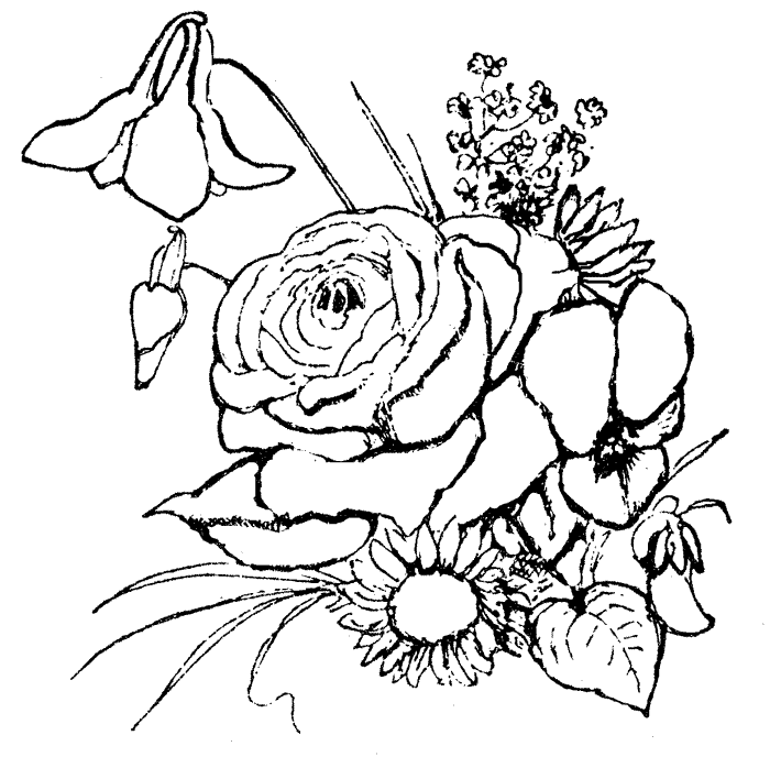 Flower Coloring Pages | Coloring Kids