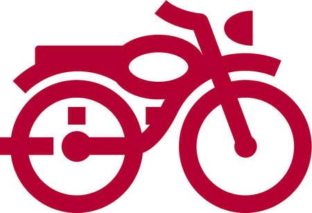 Stock Illustration - Cartoon drawing of a bike