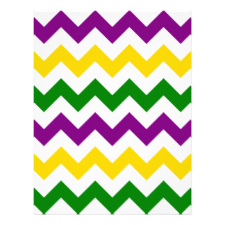 Multicolor Chevron Letterhead, Custom Multicolor Chevron ...