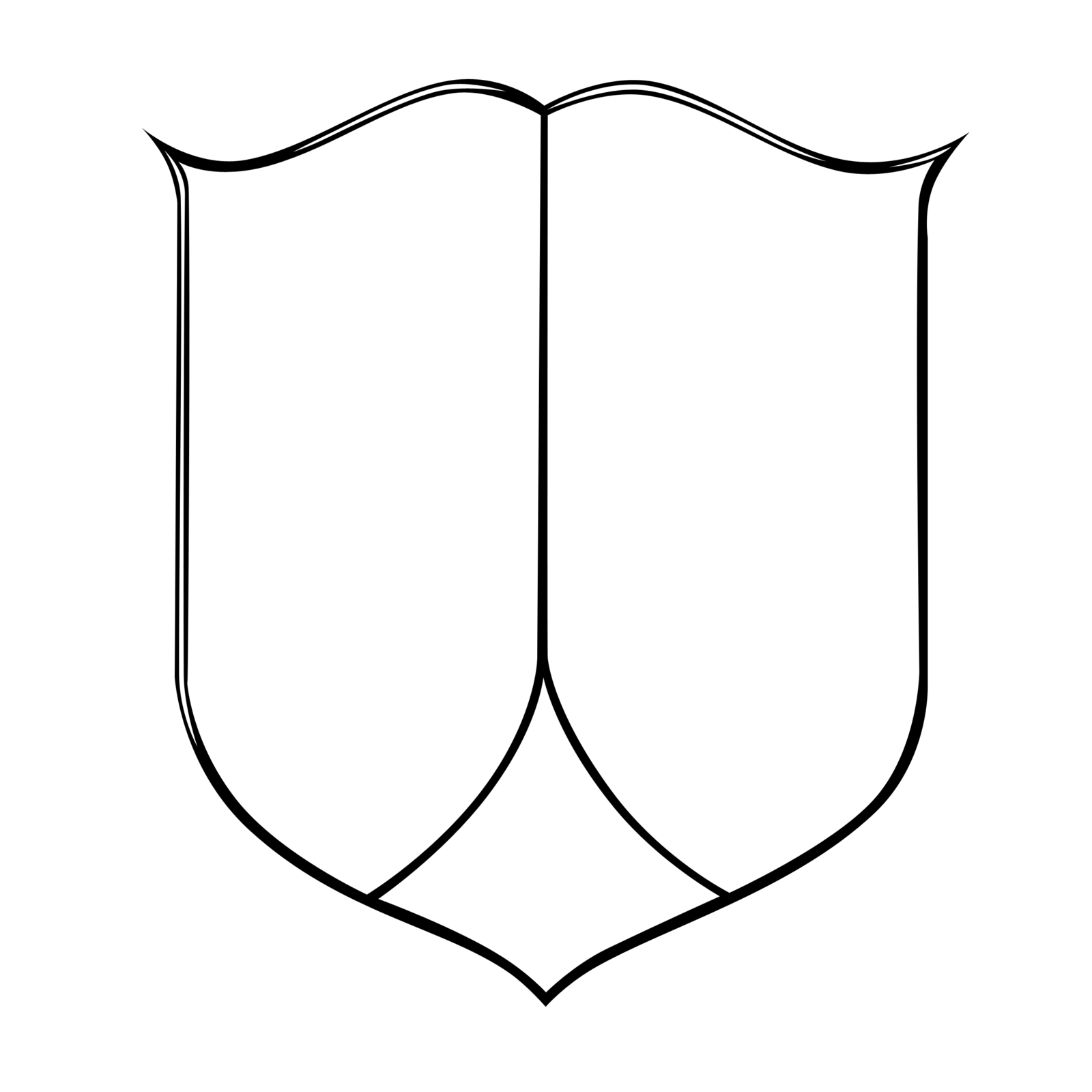 Best Photos of Banner Crest Shield Template - Blank Banner Clip ...