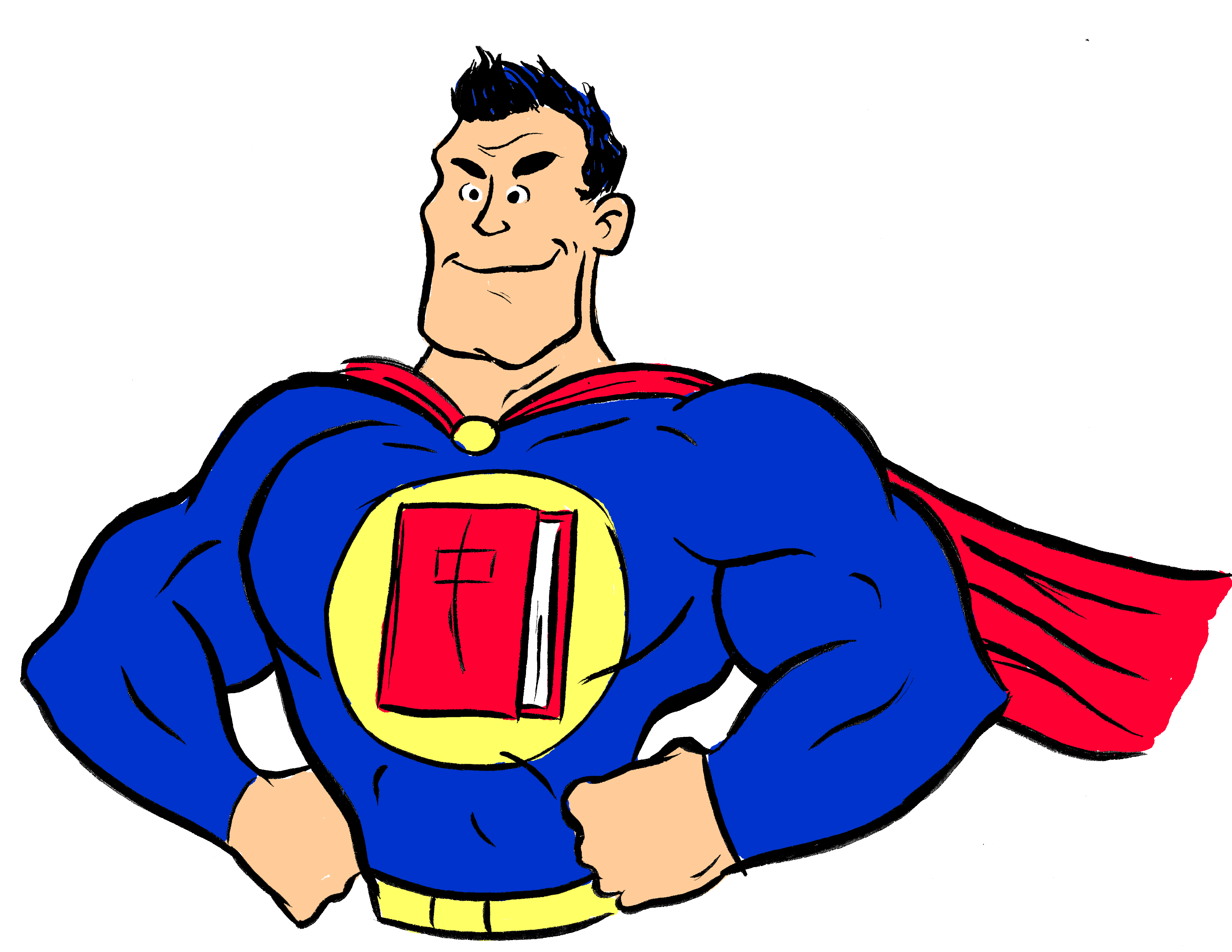 Super Reader Clipart