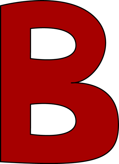 Letter b clip art