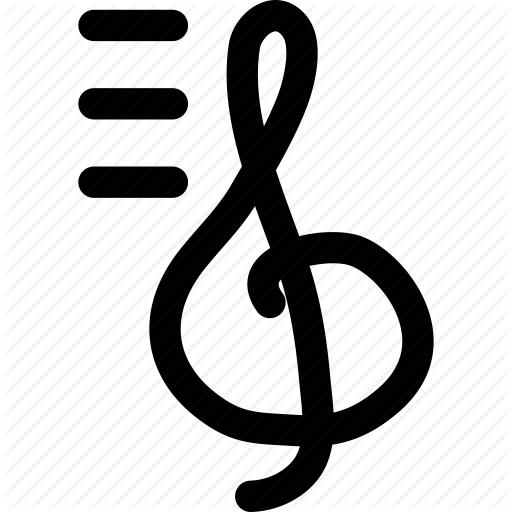 Classic music, music, note, octave treble clef, sign icon | Icon ...