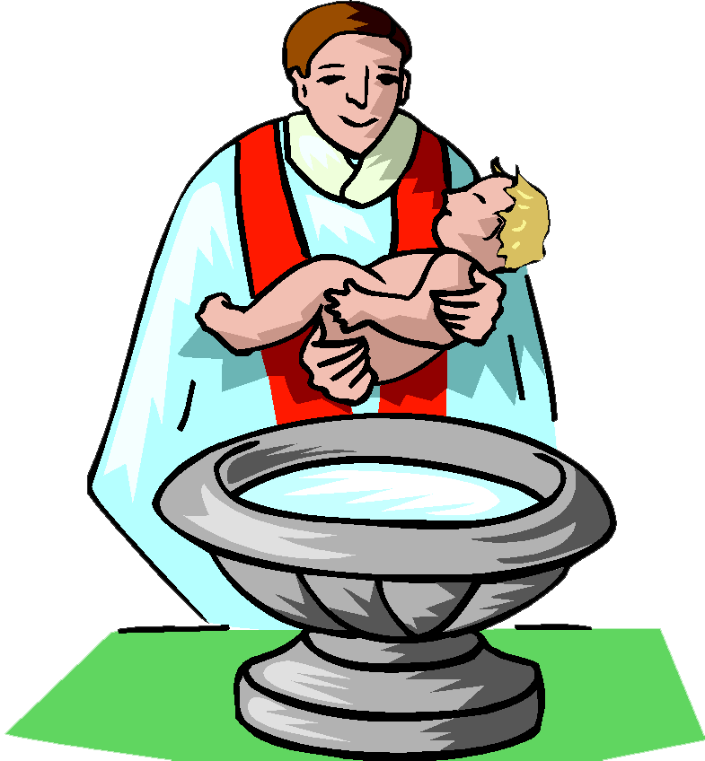 Baby Baptism Clipart