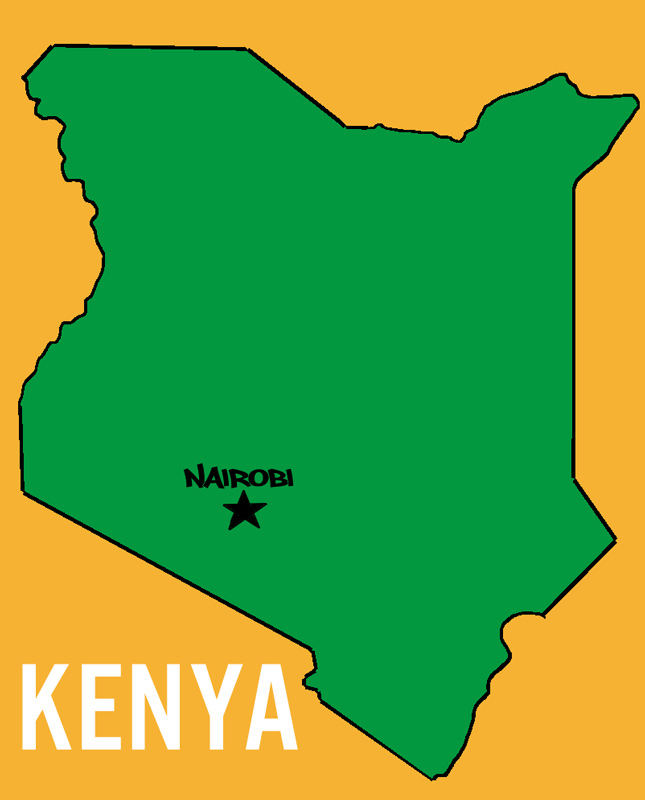 Kenya Outline Map - ClipArt Best