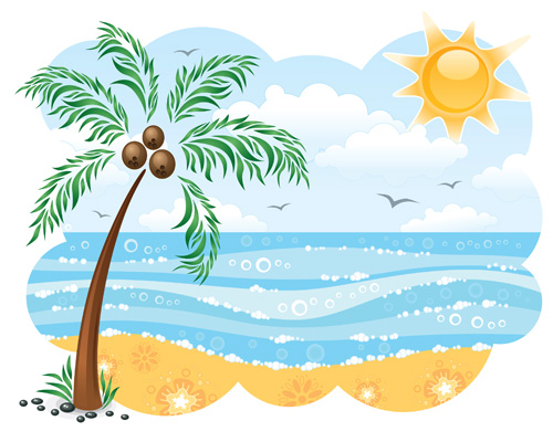 Summertime Beach Clipart - Free Clipart Images