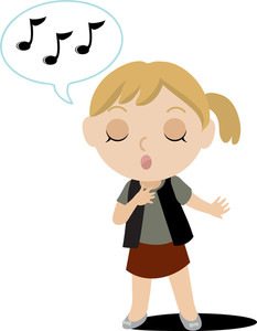 Child singer clipart - ClipartFox