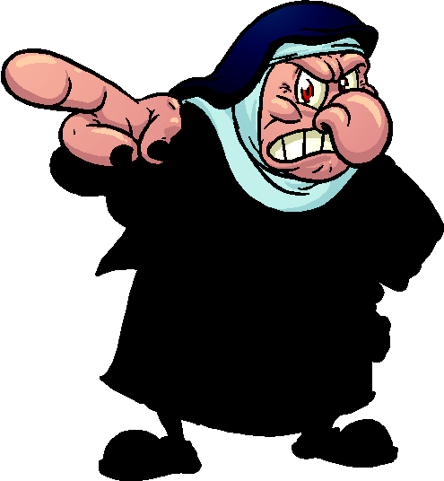 Funny Nun Clipart