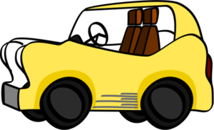 fun car - vector Clip Art
