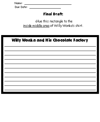Willy Wonka Golden Ticket Template