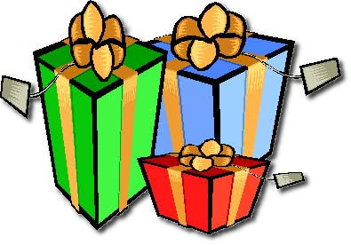 Cartoon Christmas Present