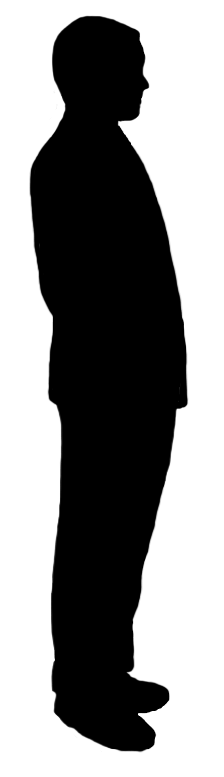 Silhouettes of People - silhouette clipart