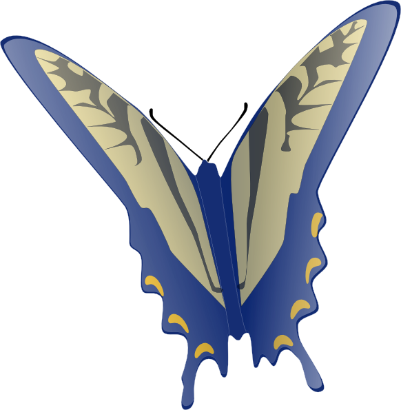 Purple Butterfly Clip art - Animal - Download vector clip art online