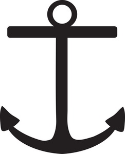 Free Anchor Clip Art Image - clip art illustration of a black boat ...
