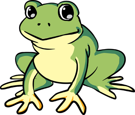 A Cartoon Frog