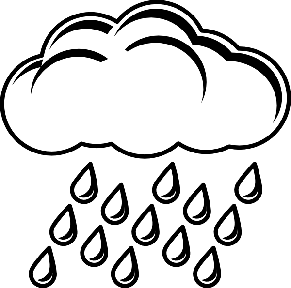 Rain Cloud Template Printable - ClipArt Best