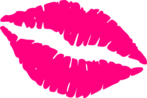 Kiss mark clip art