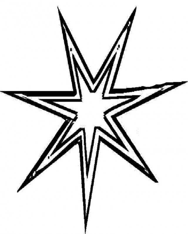 North Star Coloring Page Page 1