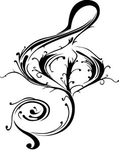Treble clef and Art