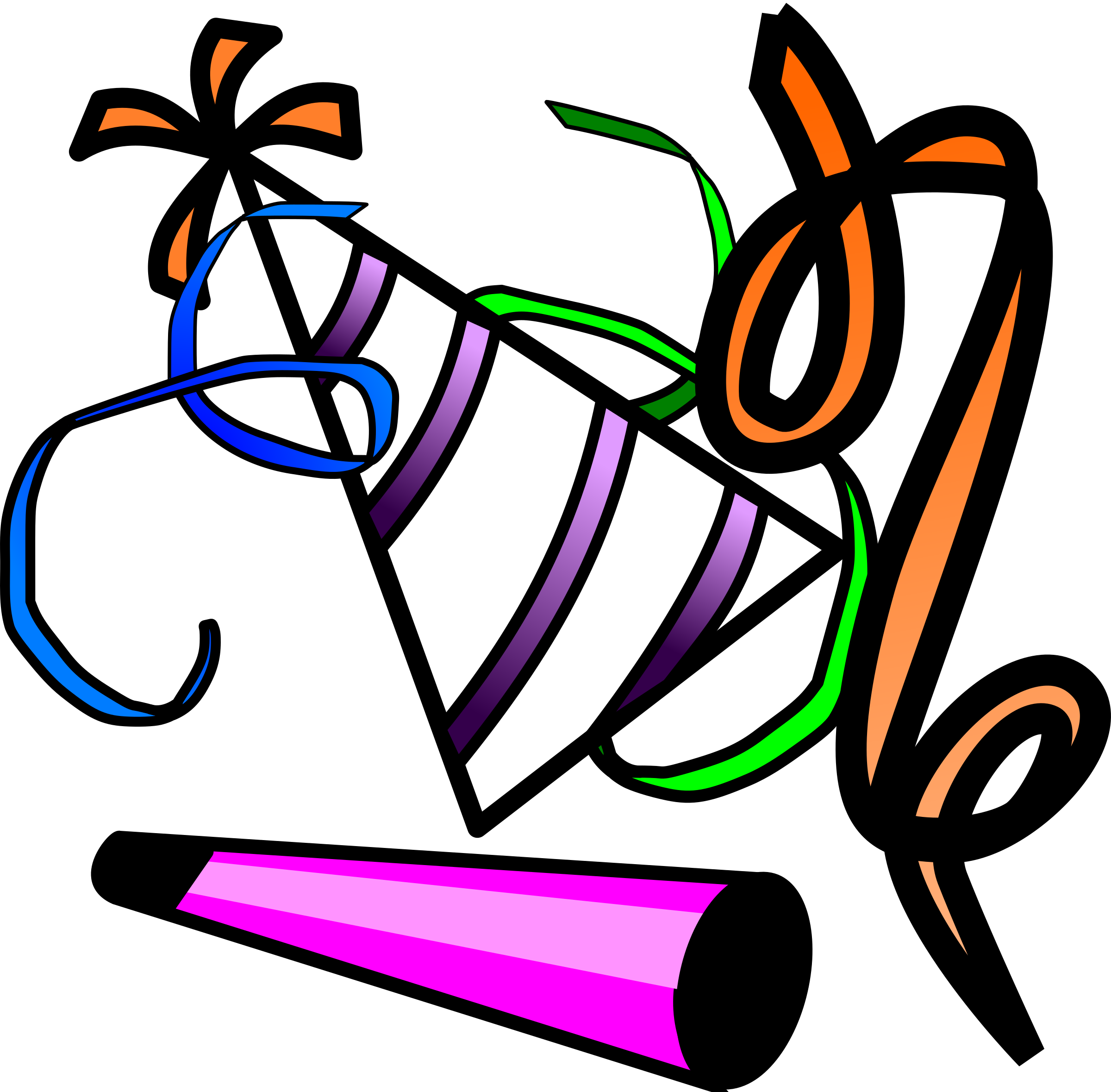 Spring party clip art clipart image #2734