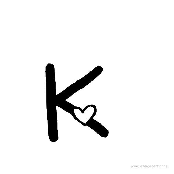 Letter K Tattoo | K Tattoo ...