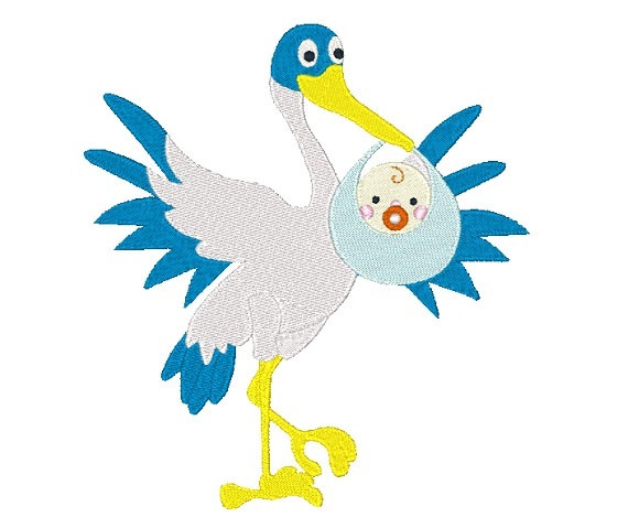 Stork delivery | Etsy