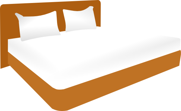Cartoon bed clipart