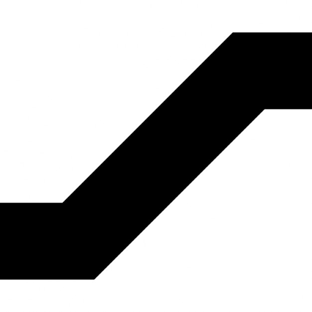 Escalator silhouette symbol Icons | Free Download
