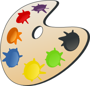 Color Palette Clip Art - vector clip art online ...