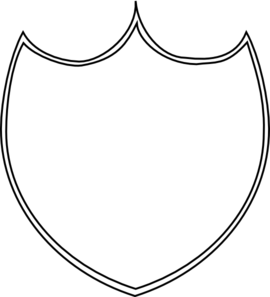 Clipart Shield Outline