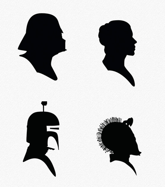 Star Wars Victorian Silhouettes | Steven Hasegawa
