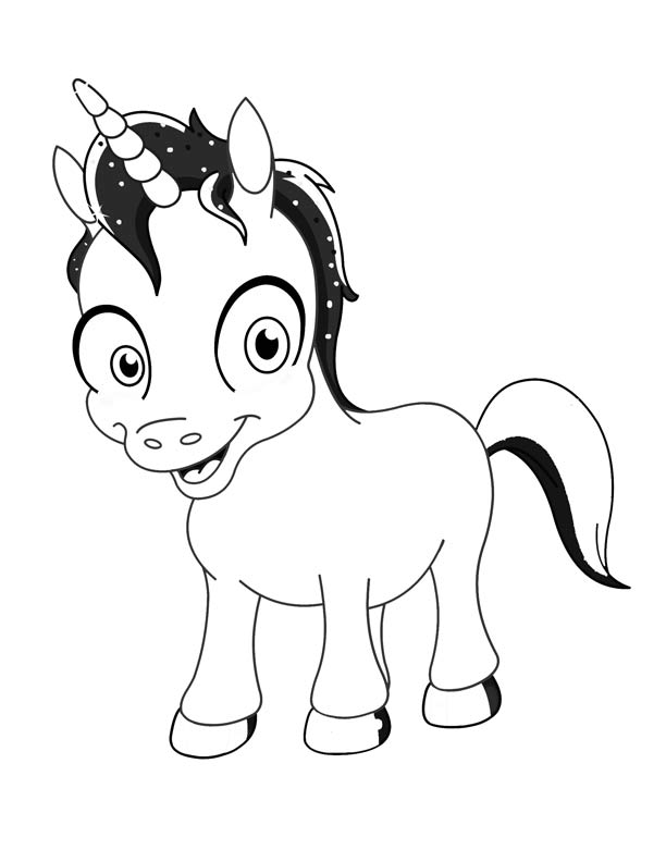 Unicorn Coloring Pages