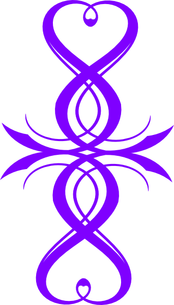 heart flourish clip art