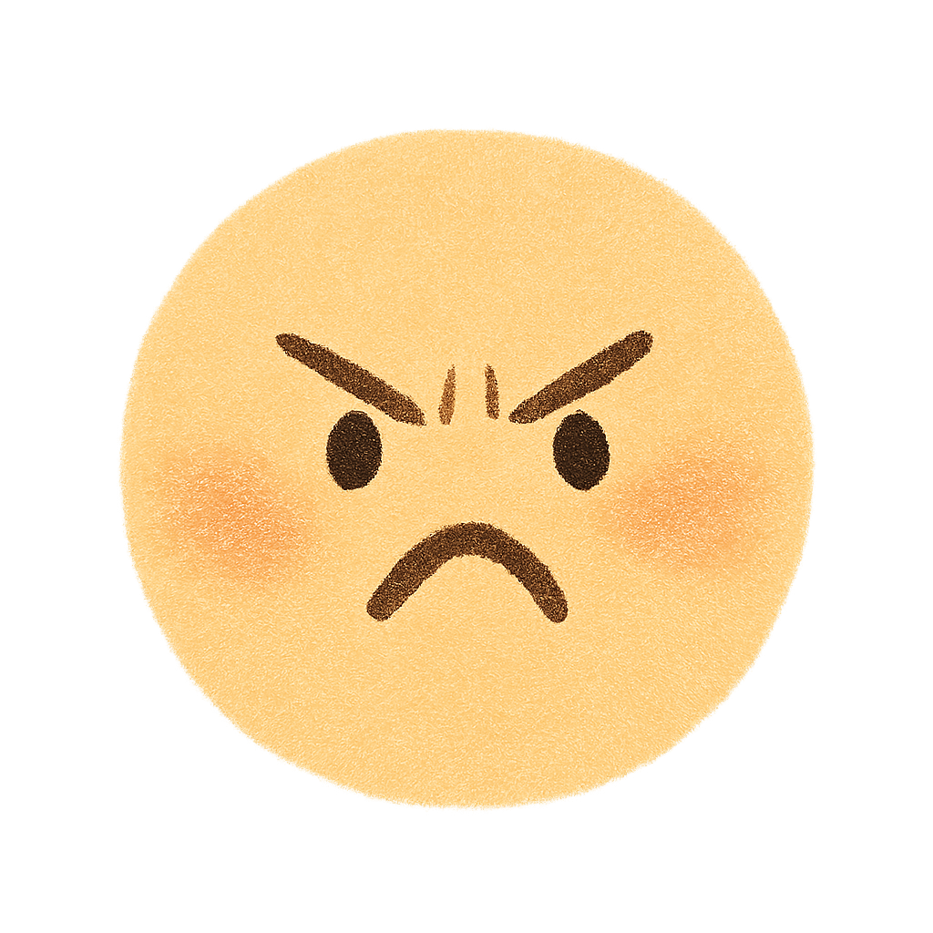 Angry Emoji Face
