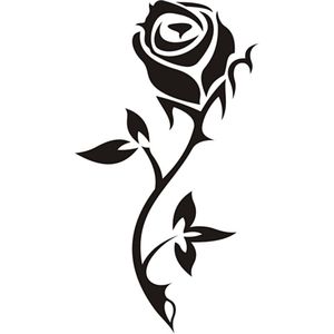 Flowers For > Simple Tribal Rose Drawings - ClipArt Best - ClipArt ...