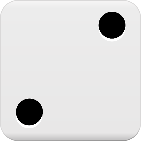 Dice 2 Clip Art - vector clip art online, royalty ...