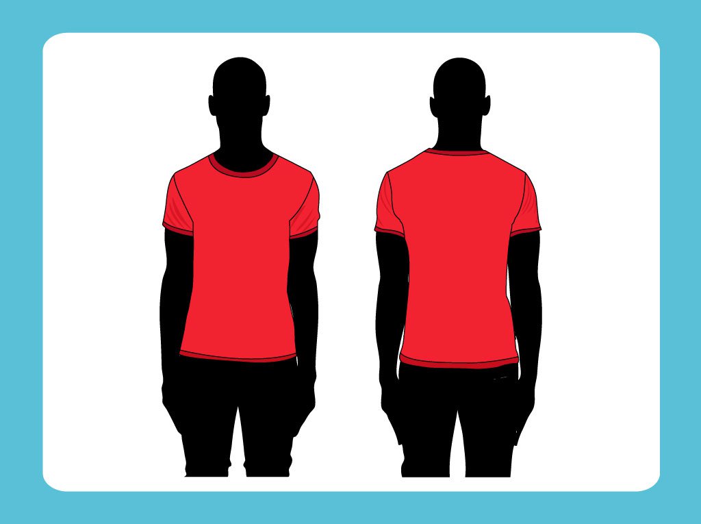 Vector T Shirt Template Vector Art & Graphics | freevector.com