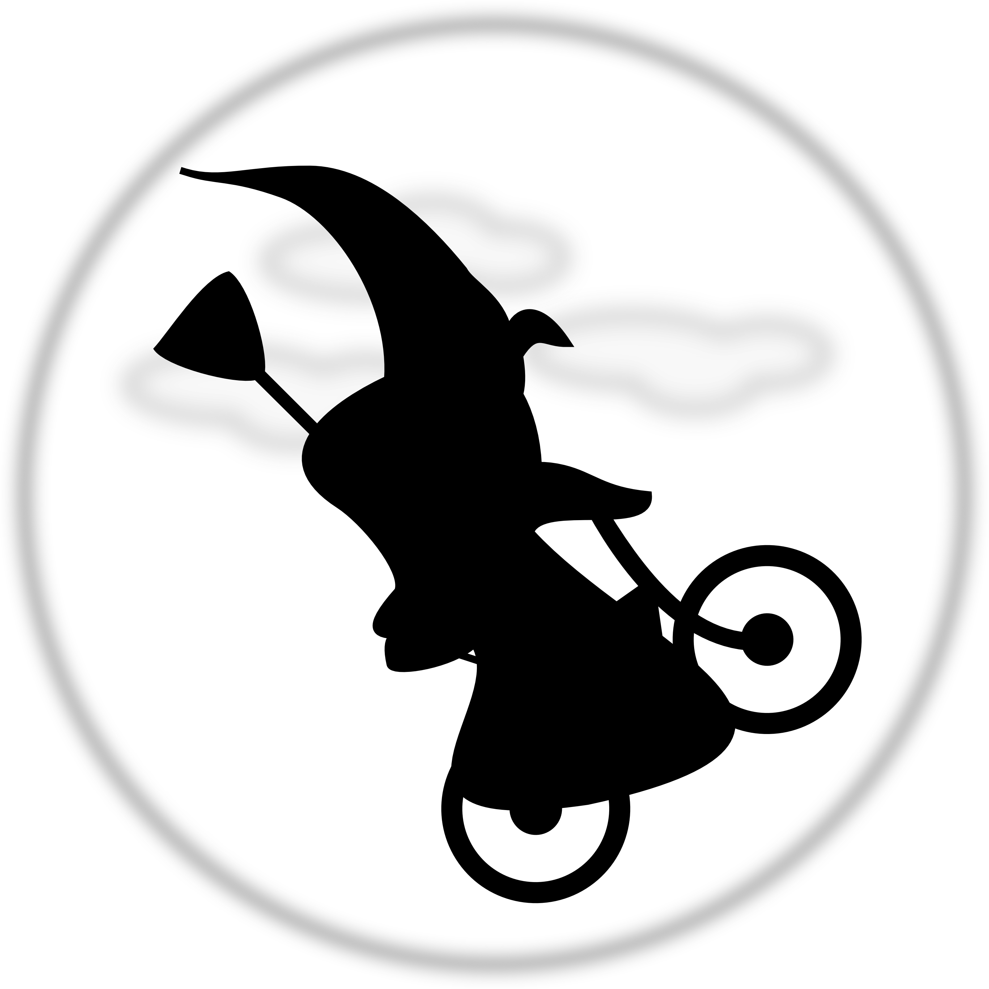 Headless man bicycle clipart