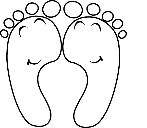 Foot Outline Clipart