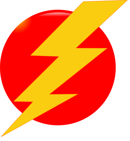 Thunder Bolt Clip Art - vector clip art online ...