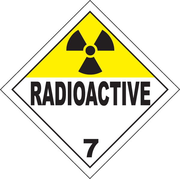 Radioactive Class 7 Placard K5633 - by SafetySign.com