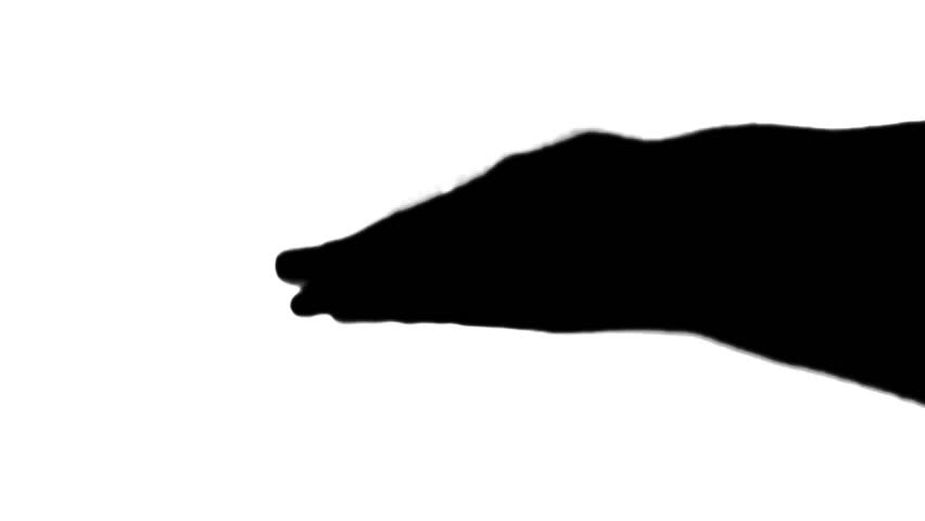 Hands Clapping Silhouette - Black Stock Footage Video 582847 ...