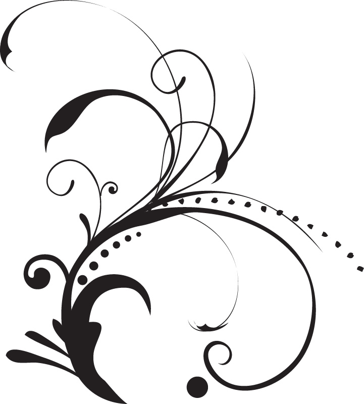 Rushes Grass Floral Corner Embellishment Wall Stickers Wall Art ...