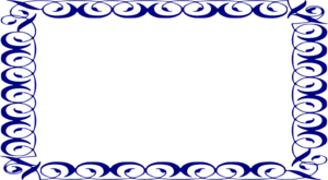 Blue Frame Png Png Blue Curly Ribbon Borde Png Envelope Punch ...